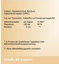 Laden Sie das Bild in den Galerie-Viewer, Bor Inhalt