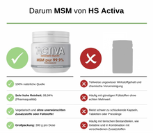 Laden Sie das Bild in den Galerie-Viewer, MSM Pur (300g Pulver)