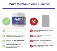 Laden Sie das Bild in den Galerie-Viewer, Darum Melatonin von HS Activa