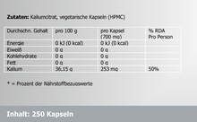 Laden Sie das Bild in den Galerie-Viewer, Kalium Inhalt
