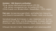 Laden Sie das Bild in den Galerie-Viewer, MSM Zutaten