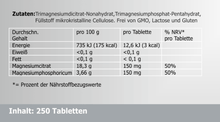 Laden Sie das Bild in den Galerie-Viewer, Zutaten Magnesium Rückseite